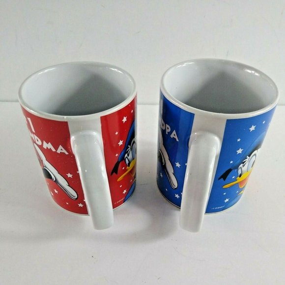 Disney Jerry Leigh Mugs #1 Grandma & Grandpa Coffee Mugs Mickey Minnie Florida - Picture 4 of 6